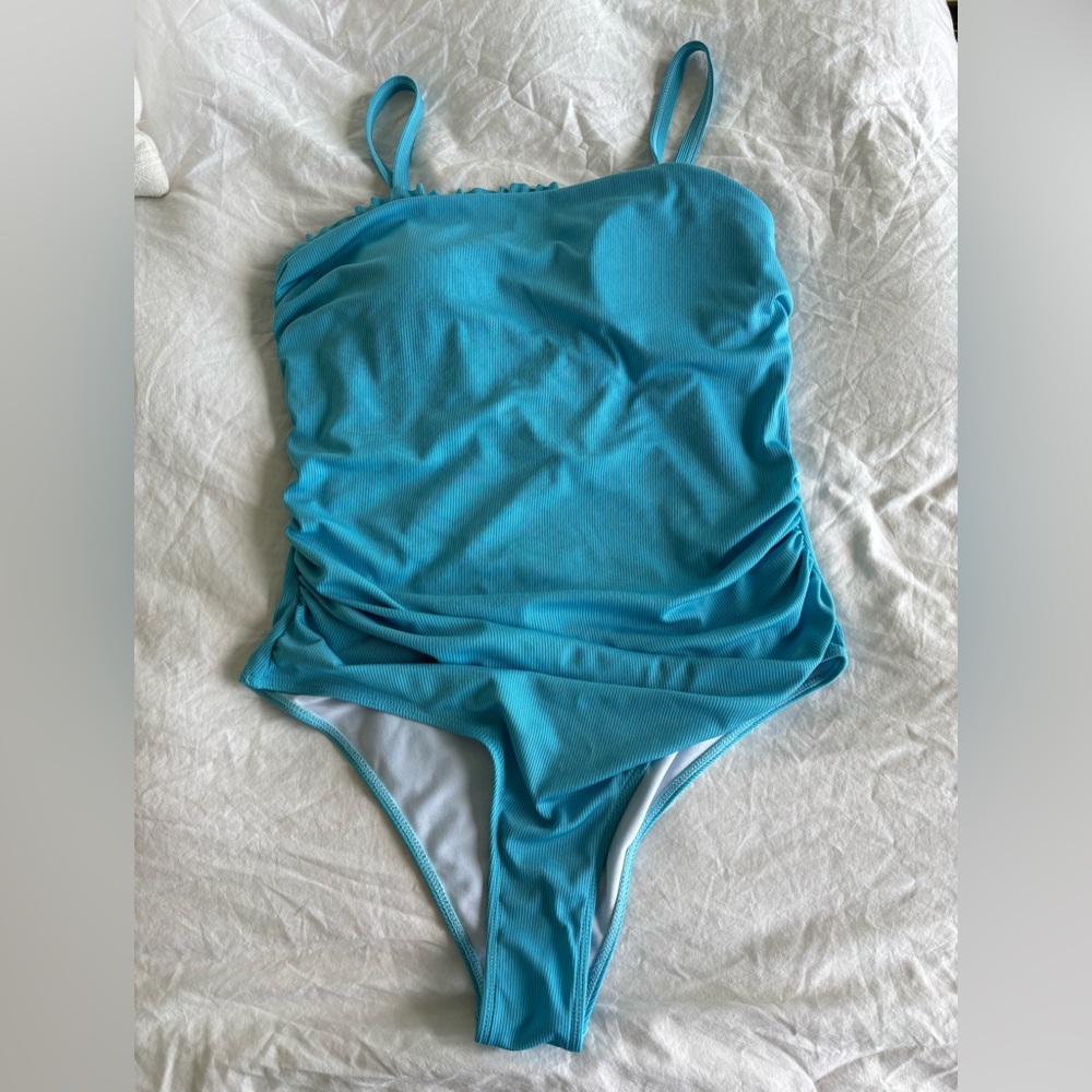 Bright Blue One Piece Swimsuit 2xl
